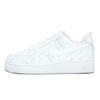 Air Force 1 Slip Resistant Low Top Skateboard Shoes Unisex White Blue CW2288-111(Team317-)