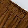 Women's Casual Colour Elastic Waist Straight Casual Pants With Pockets