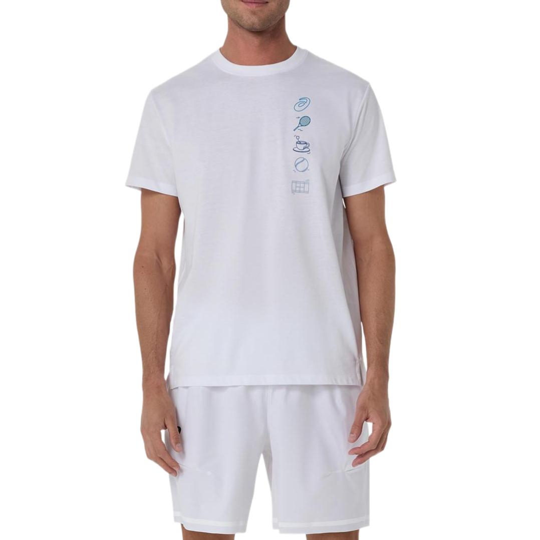 Asics Game Short Sleeve Round Neck T-Shirt Men tops 2041A351-101 L