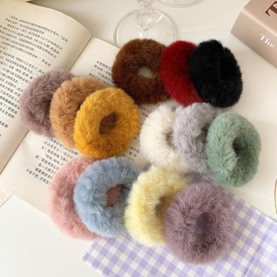 Hair Scrunchy Practical Delicate Headwear Hair Rope Big Donut Shape Hair Band Hair Rope for Gift