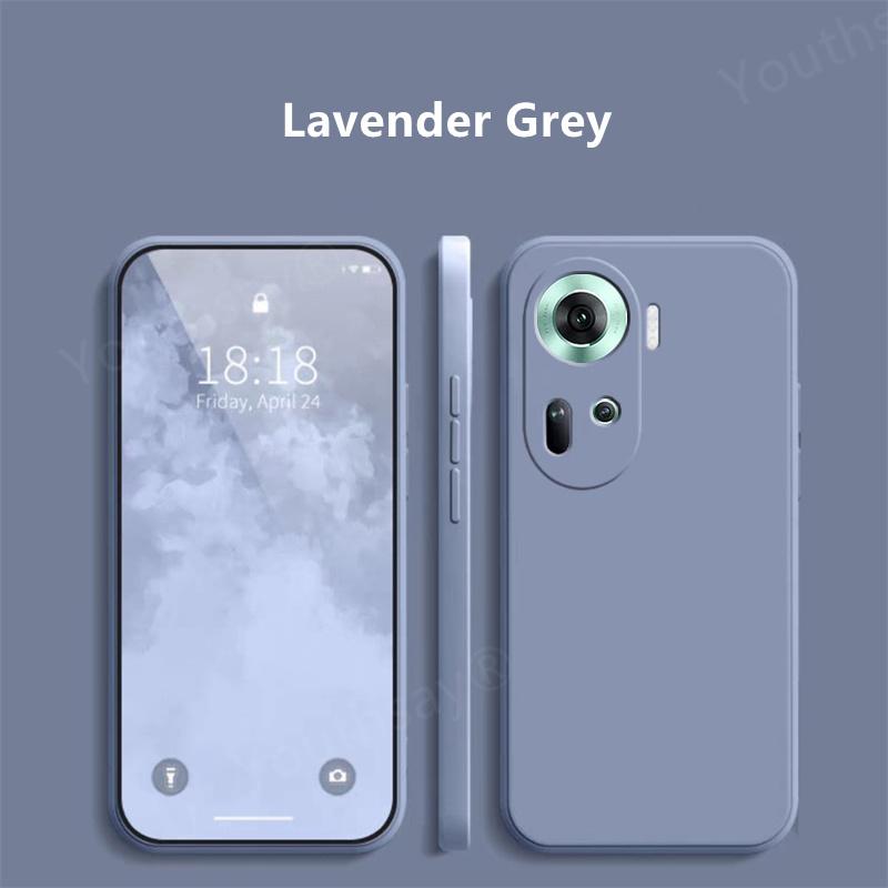 For OPPO Reno 11 5G Liquid Silicone Case For OPPO Reno 11 Pro Cover Funda Coque Soft TPU Phone Back Case For OPPO Reno 11