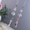 Individualized Fish And Sea Shell Bead Phone Decoration Stylish Phone Charm Accessory For Daily Use And Vacation Style