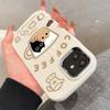 For iPhone 15 14 13 11ProMax 14 15 16 Samsung S25 S24 S23 S22 Redmi 10 13 14C Cartoon Black Cat Silver Edge Soft Liquid Silicone Protective Casing