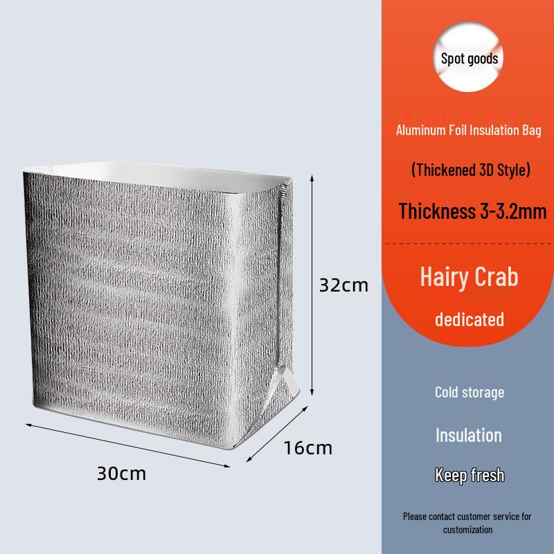 Aluminum Foil Insulated Food Bag for Heat & Cold Preservation