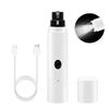 Electric Dog Nail Clippers for Dog Nail Grinders Rechargeable USB Charging LED Light Pet Cat Paws Nail Grooming Supplies