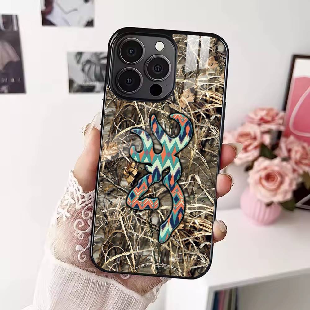 

B-browning Phone Case For iPhone 17 16 15 14 13 12 Pro Max Plus for Magsafe Mirror Wireless Magnetic Cover iPhone12PROMAX