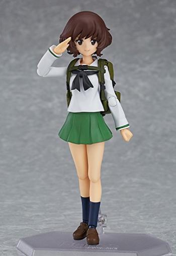Figma Girls Panzer Movie Yukari Akiyama Uniform Painted Movable Figure & Ver. Non-scale ABS&PVC
