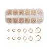 Metal Open Ring, Iron Ring 1200Pcs Boxed Flat Single Ring Open Ring Iron Ring