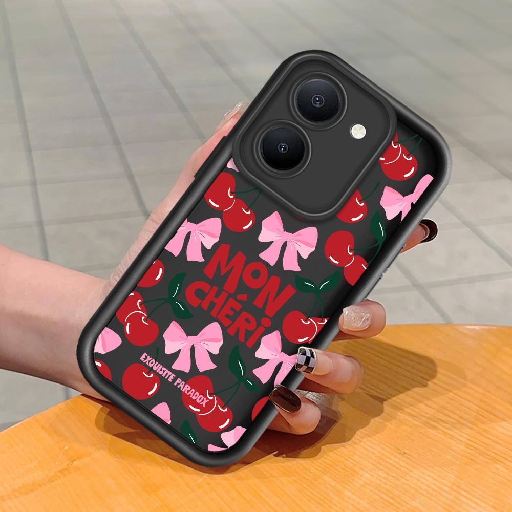 

Мягкий силиконовый квадратный чехол с рисунком лестницы для телефона, полное покрытие, противоударный защитный резиновый чехол для камеры для Vivo Vivo Y27 чёрный