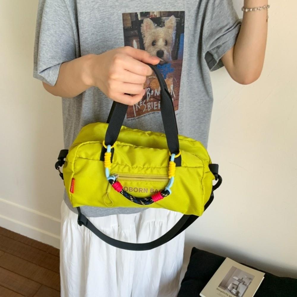 Simple Nylon Crossbody Bag Leisure Women's Handbags Korean Lightweight Bowling Bag  Sports