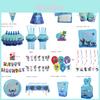 Cartoon Stitch Party-Set Pappteller Servietten Und Dekorationen