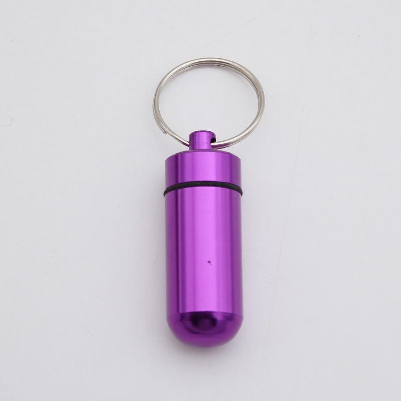 Buy 7 Colors Waterproof Aluminum Pill Box Case Bottle Cache Drug Holder ...