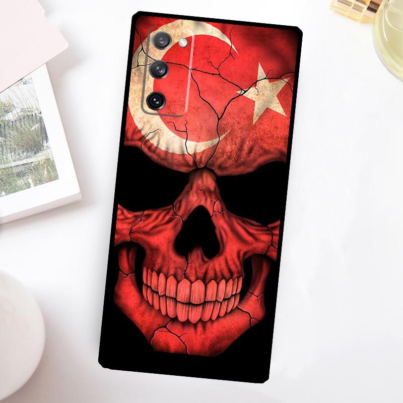 Custodia per Telefono Bandiera Turca Turchia Per Samsung Galaxy S25 S24 S23 S26 Ultra S20 FE S21 FE S22 Plus S10 S25 FE Cover