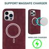iPhone 16 Retro Multi-Card Leather Case with MagSafe Wireless Charging