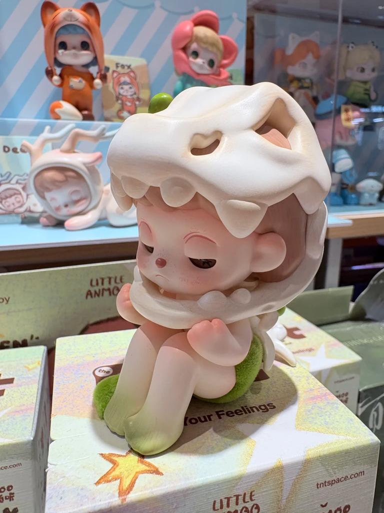 In Stock Genuine Tntspace Amo Anmoo Listen Series  Cute Animation Desktop Handmade Ornaments Doll Kawaii  Toys