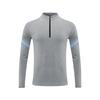 Spring 2024 Men's Half-Zip Long-Sleeve Fitness Sweatshirt for Running and Training