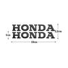 XMZSA1 For Honda Sticker 3D Soft Glue Letter Label Motorcycle Decoration Fuel Tank Body Tail Wing Side Pcx160 Nss350 Pcx125 Cbr650r