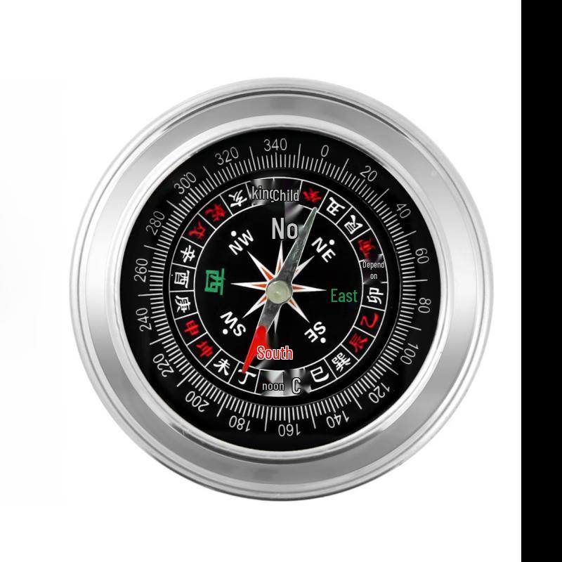 JIANGJUN Stainless Steel Outdoor Compass 75mm