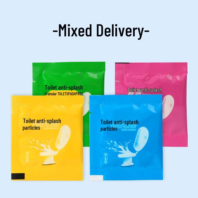 

Одноразовые брызгозащитные гранулы для унитаза: Портативная пена, блокирующая запахи и дезодорирующая, для свежей ванной комнаты Mixed Fragrance [1 Piece] Trial Pack