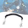 Scubas Tauchlicht Kameragriff mit Wirbelhaken und Klemme Unterwasser-Kamera-Rigs Lanyard-Riemen Tauchkamera-Lanyard