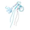 Corrente Pingente de Celular com Laço de Renda e Contas Acessórios Estética Sapatilha de Ballet Decoração de Bolsa de Câmera Chaveiro Presente