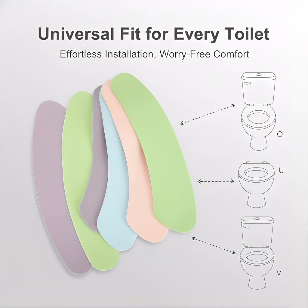 Toilet Seat Cover Allseason Waterproof Household Toilet Seat Pad New Model Toilet Seat Cover Easy Clean Simple Install Hygienic