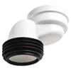 2/5/10cm Offset Toilet WC Misaligned Pan Connector Shifter Bowl Smooth Soil Pipe PVC Straight Eccentric Drain Nozzle Replacement