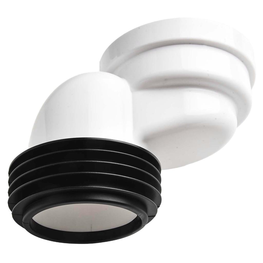 2/5/10cm Offset Toilet WC Misaligned Pan Connector Shifter Bowl Smooth Soil Pipe PVC Straight Eccentric Drain Nozzle Replacement