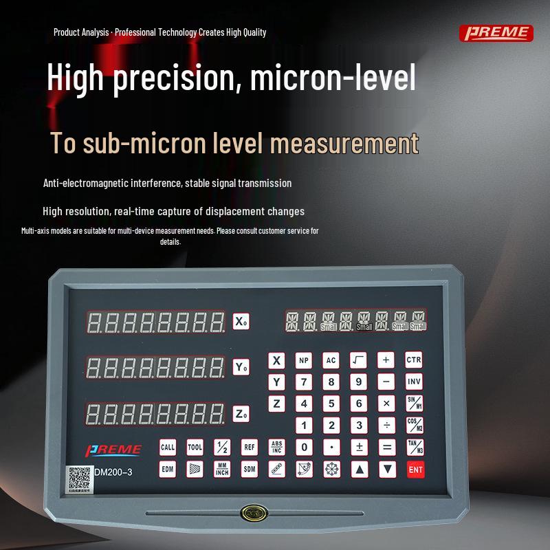 

In-Stock Multi-Axis High Precision Digital Grating Ruler for Milling Machine and Lathe MSB Model 50-500MM