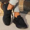 2026 New Women's Breathable Knitted Sneakers Lightweight Slip On Casual Sports Shoes Woman Comfort Non Slip White Running Shoes