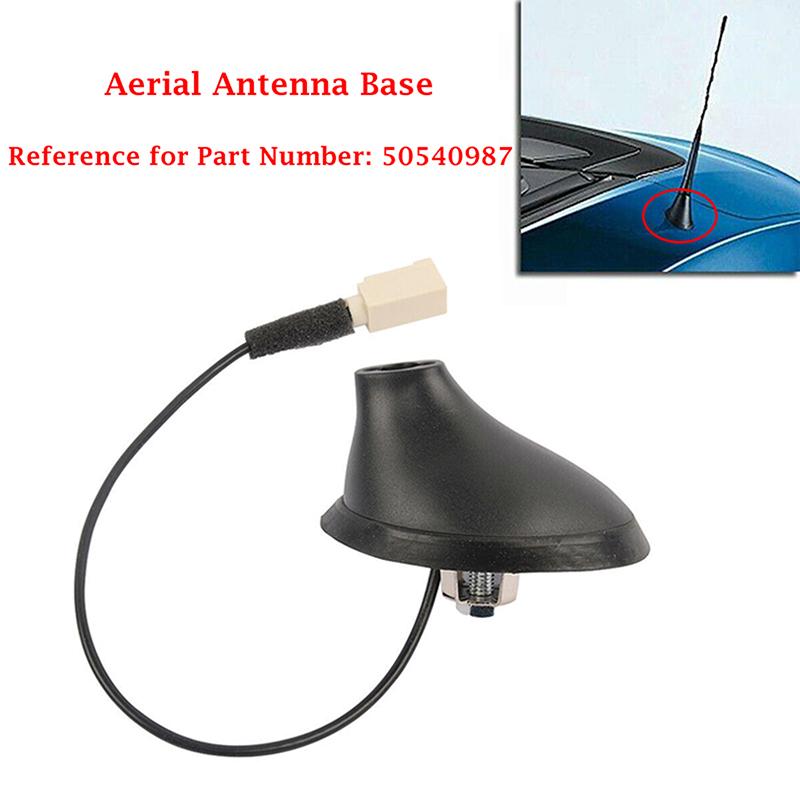 50540987 Rear Antenna Black Aerial Base Plastic Black For Fiat 500 / 500 Abarth 2012-2021 Auto Exterior Aerials Accessories