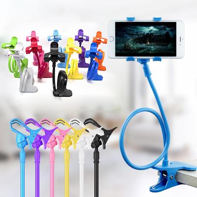 Ministore! Flexible 360 Clip Mobile Cell Phone Holder Lazy Bed Desktop Bracket Mount Stand KTY