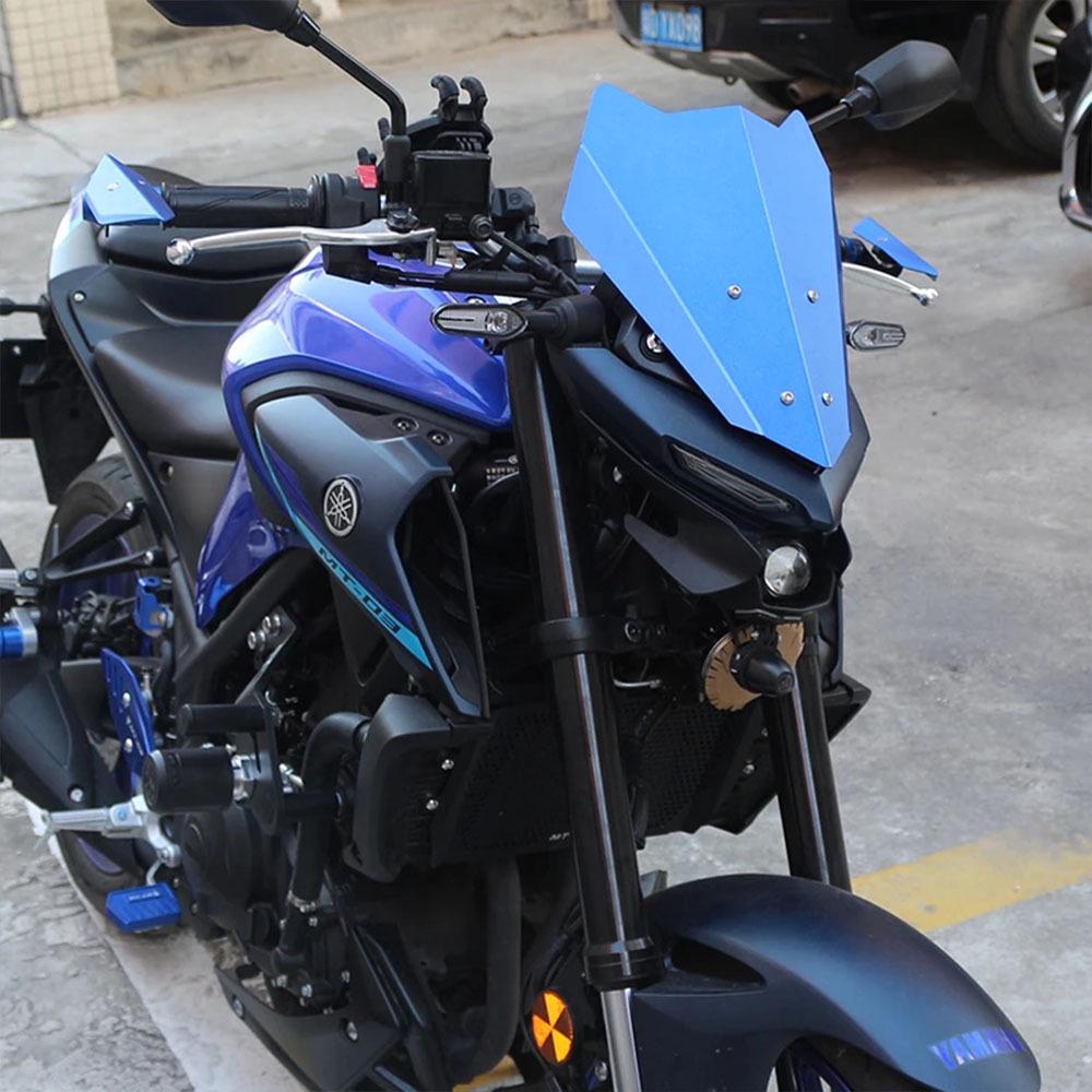 Yamaha MT-03/MT-25 (2020-2024) Aluminum Front Windshield Deflector & Headlight Cover