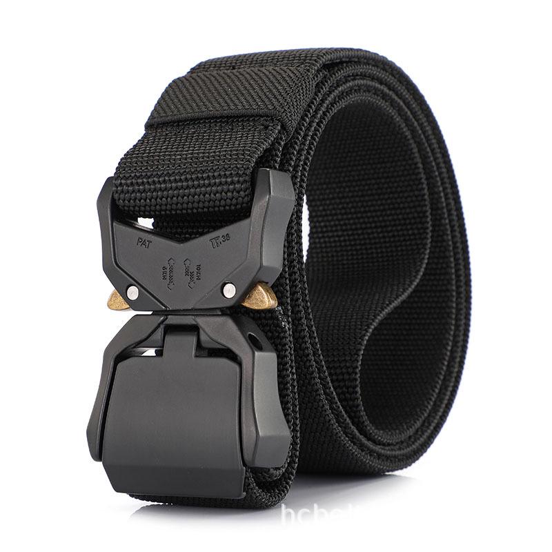 Curea tactică elastică de exterior pentru bărbați cu opțiune de logo personalizat