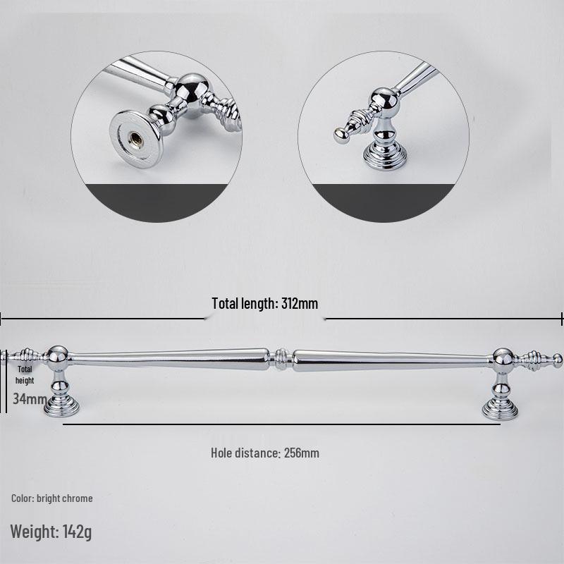 Gold European Modern Kitchen Cabinet Handle