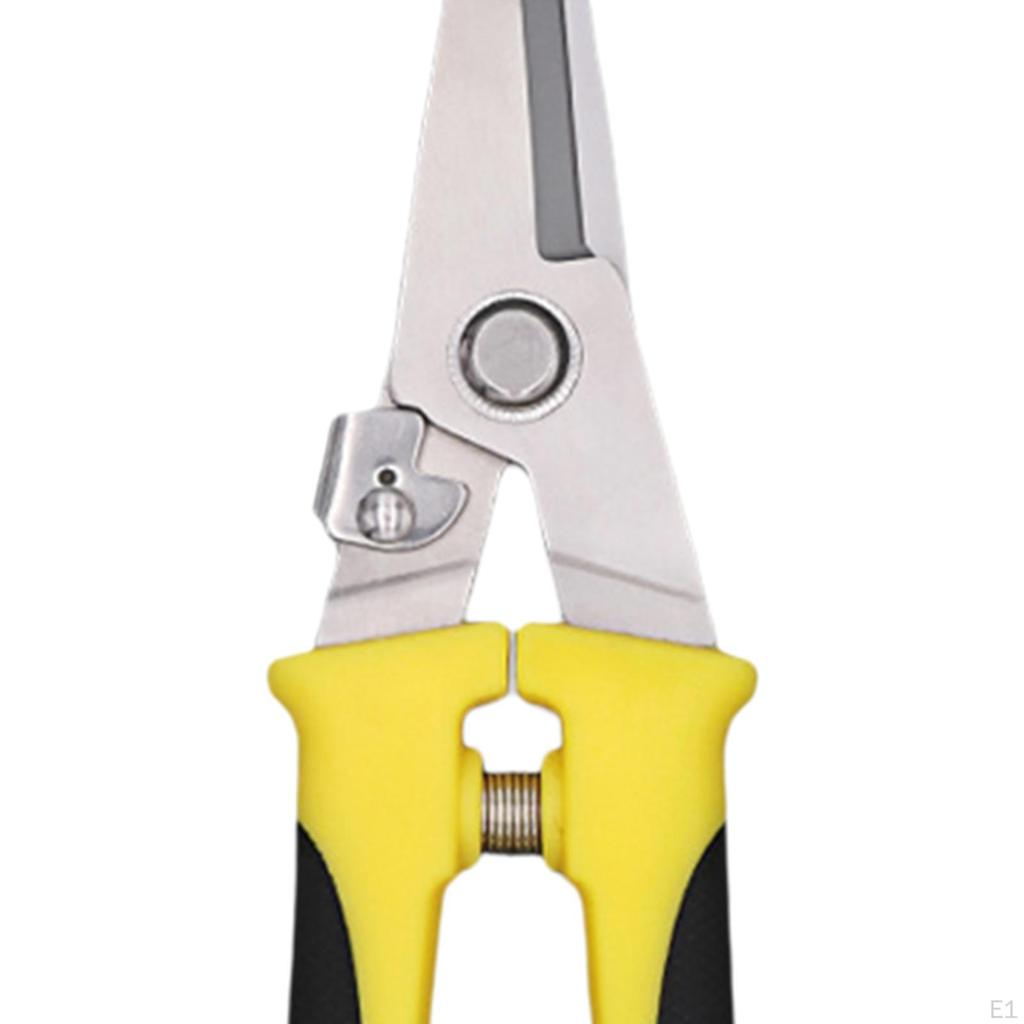 feelfreeau Steel Industrial Grade Scissors Gardening Professional for