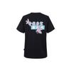 Li Ning Revive Serie Lässiges T-Shirt mit lustigem Aufdruck Kurzarm Damen Oberteile Schwarz AHSWA90-2