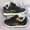 Fashion Black and Red Bread Shoes Retro Casual Shoes Couple All-match Sneakers Men and Women Sports