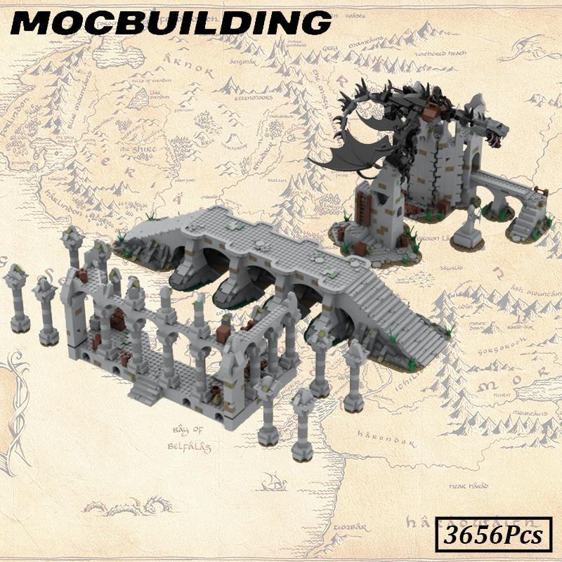 Middle-Earth Moc Building Blocks Scene Rings Building Kits Display Construction Christmas Present Birthday Gift