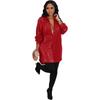 European and American Women's Solid Color Sequin Loose Shirt Dress
