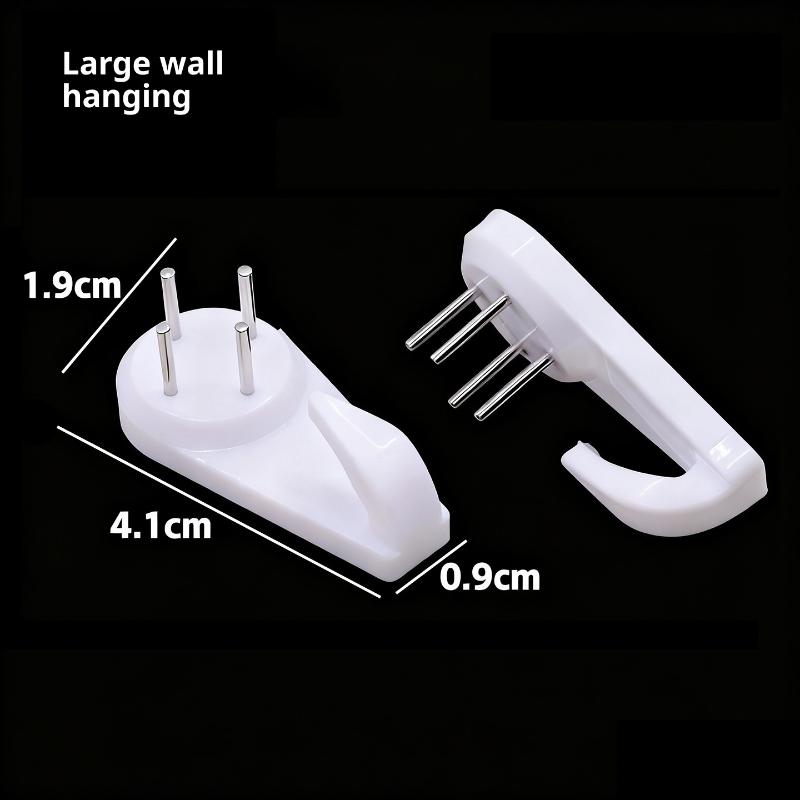 10Pcs No Trace Picture Frame Nail Hook Kit Heavy Duty Seamless for Home Wall Art Clock Poster Decor Hanging Installation