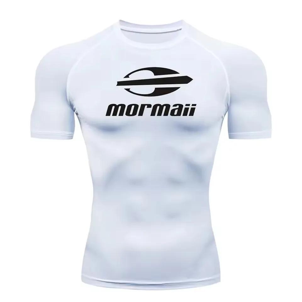 Camiseta Rash Guard de Manga Corta Ajustada para Hombre, Traje de Baño, Flotador, Protección UV contra Medusas