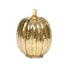 LED Glass Pumpkin Decoration with Warm Light for Fall Halloween Home Decor