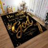 Be Still and Know I Am God Carpet Non-slip Rug Suitable for Living Room and Bedroom Sofas