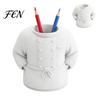 Durable PLA Desktop Container Chef Uniform Pen Holder, 3D Printed Novelty Stationery Organizer, Office Desk Accessories Large Capacity Ornament