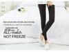 Leggings da Yoga Neri Elasticizzati in Modal da Donna - Taglie Forti, Lunghezza 3/4, Sottili per Primavera & Autunno
