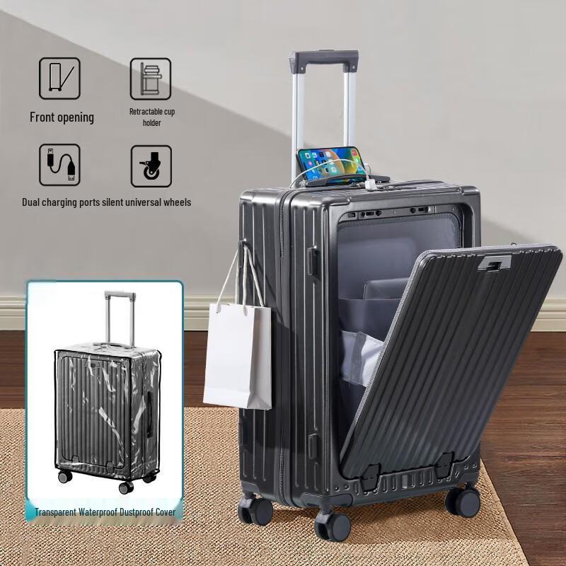 Front-Opening Multi-functional Luggage