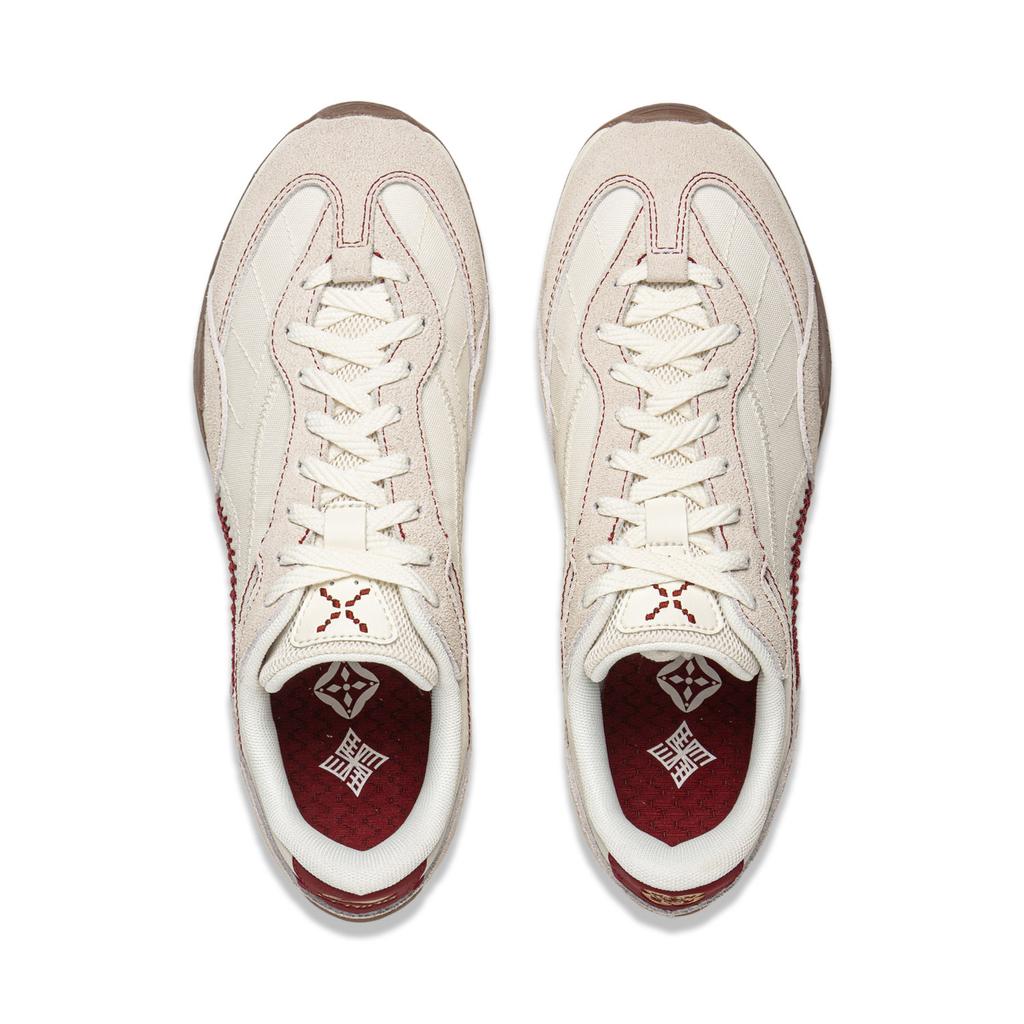 Li Ning Filin Boxing Cny Classic Versatile Fashion Retro Trendy Comfortable Slip Resistant Durable Lightweight Low Top Casual Shoes AGLW204-2