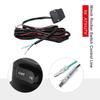 Heavy Duty Handlebar Control Line Winch Rocker Switch Handlebar Control Warn Accessories For ATV/UTV 3 Meter Black