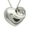 Used TIFFANY&Co. Necklace Fold Heart Silver925 5.4g Silver Accessories